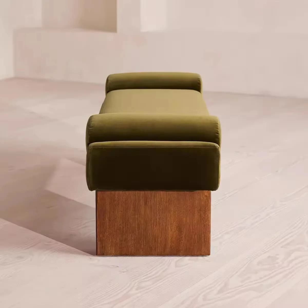 Ikara Velvet Ottoman Bench