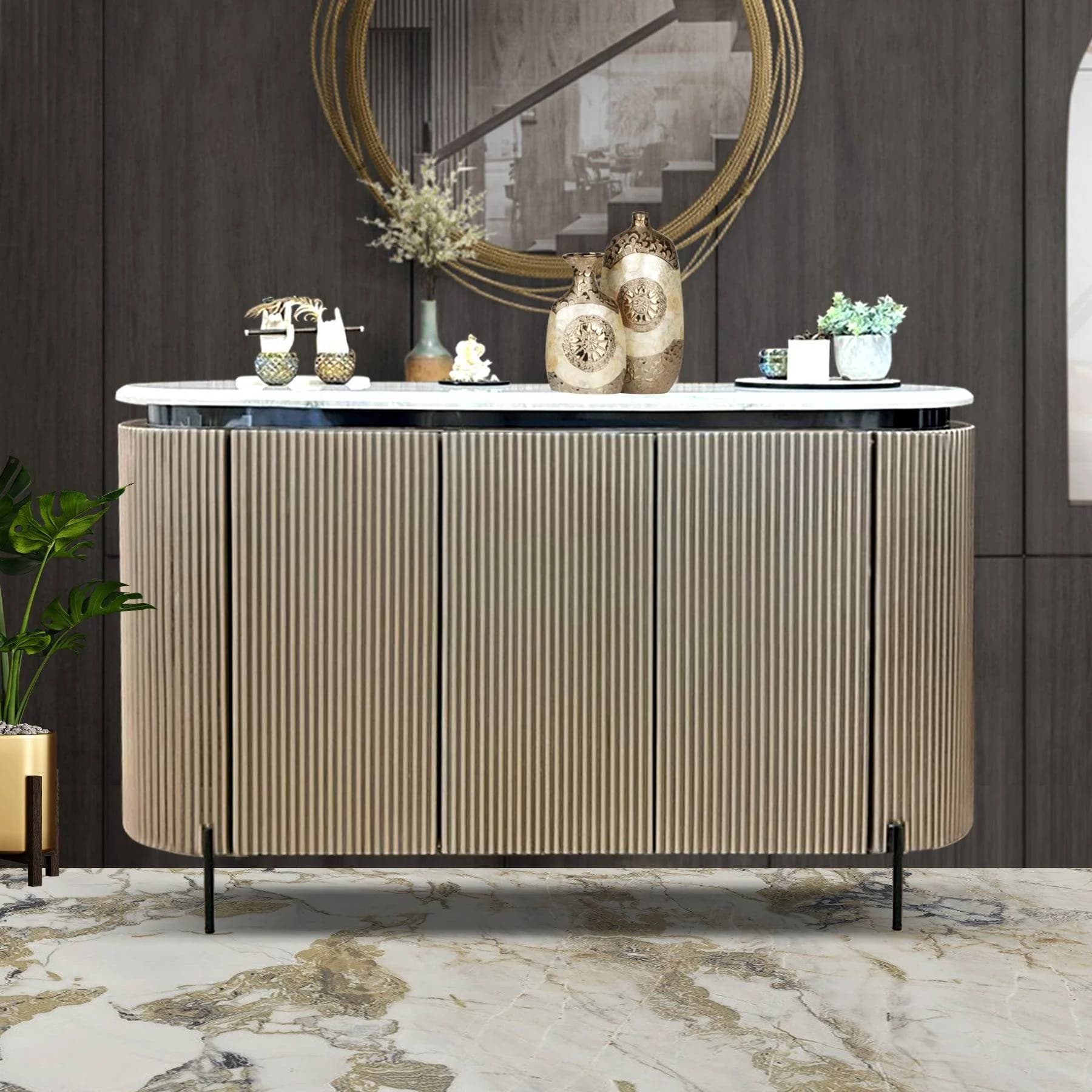 Delilah Fluted Sideboard