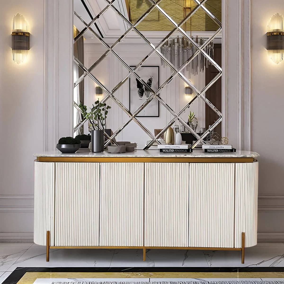 Delilah Fluted Sideboard