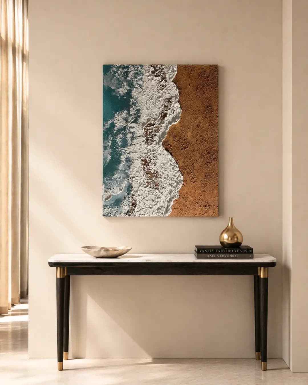 Coastline Textured Wall Art