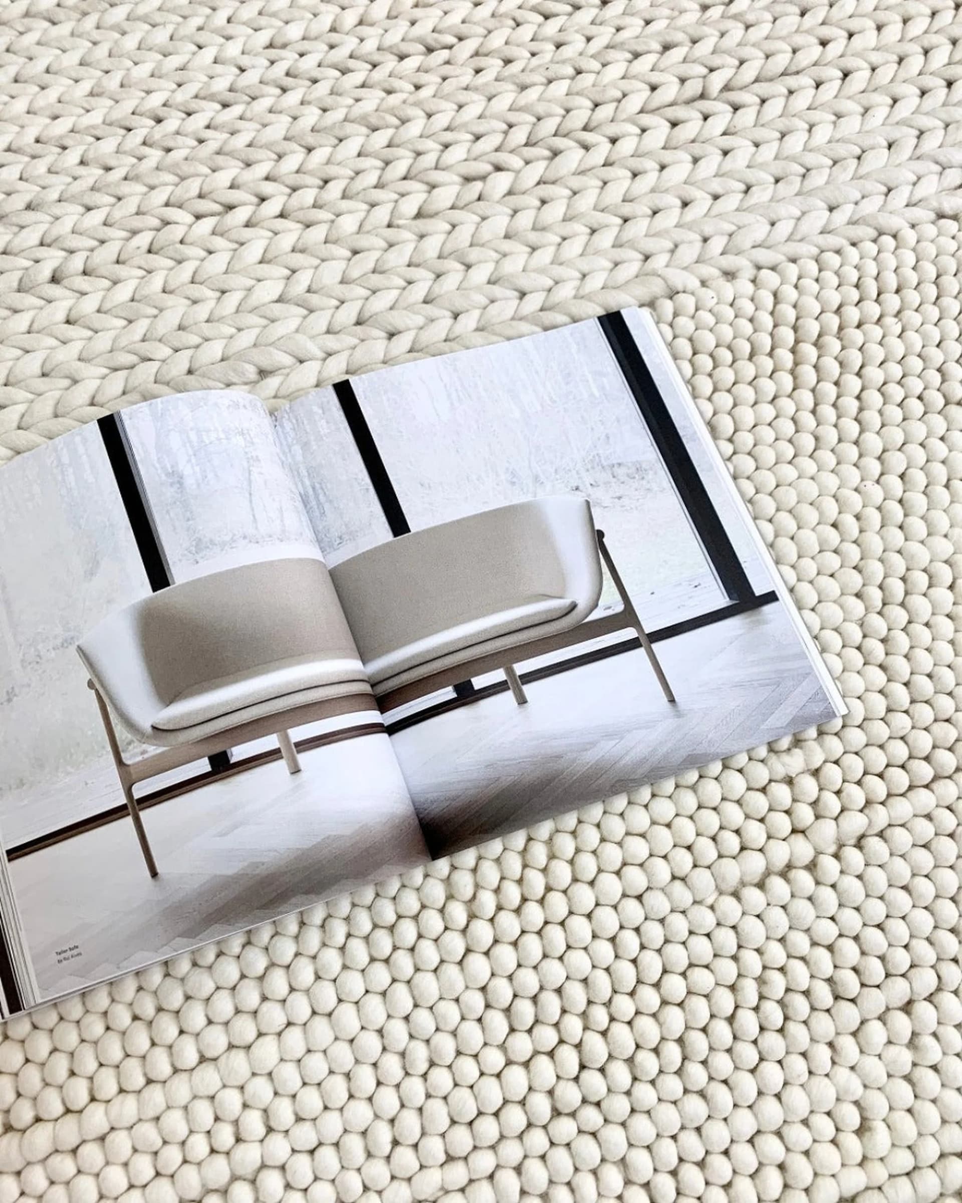 Pebble & Braid Wool Rug
