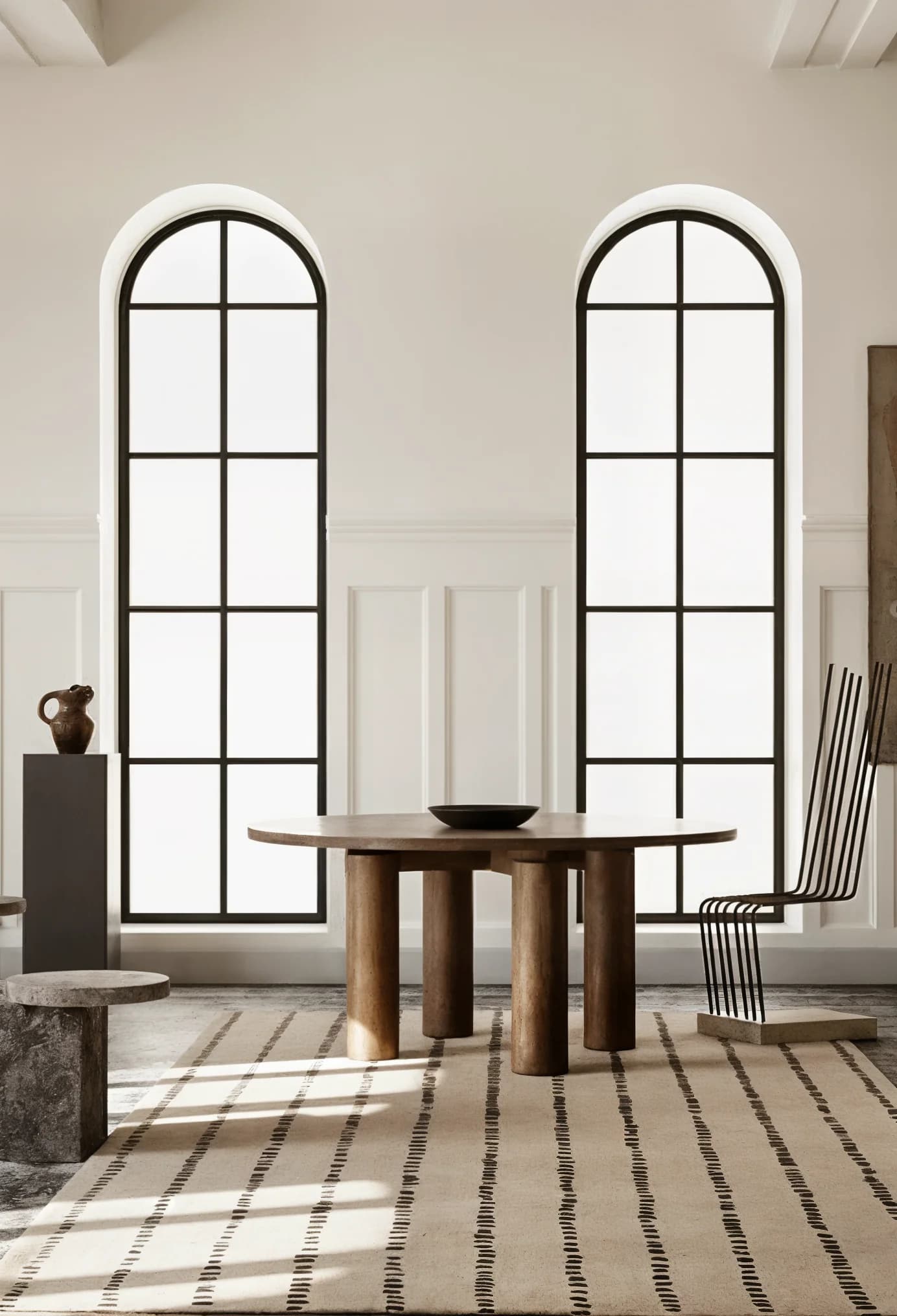 Greige Wool Rug