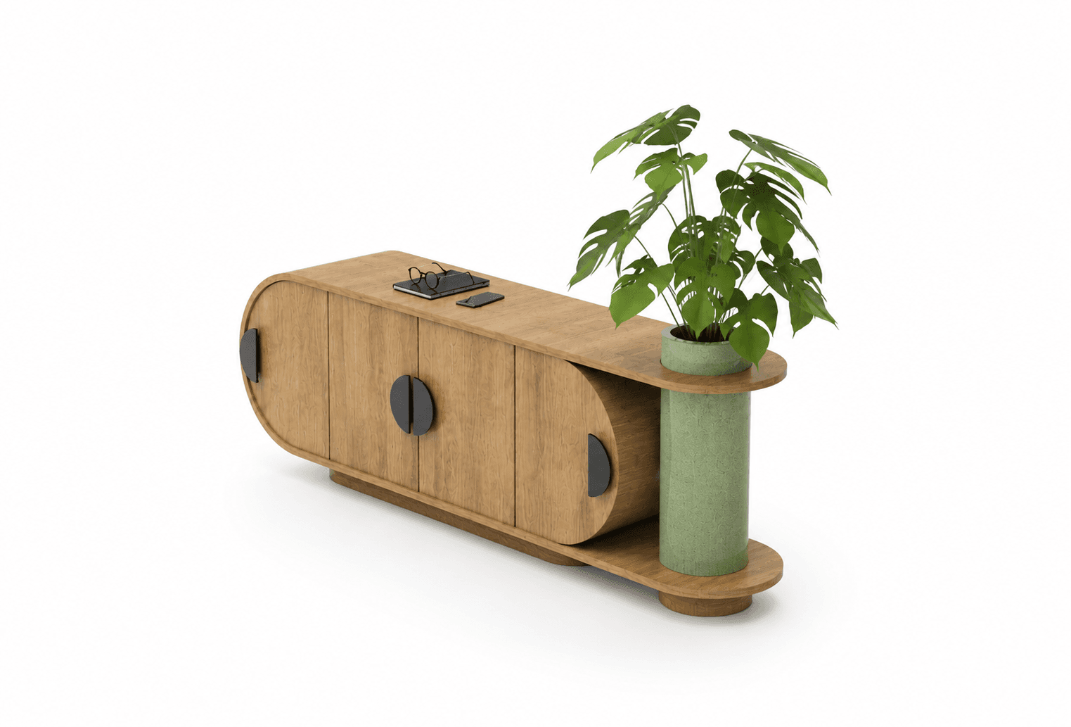 Oblong Console (digital render)