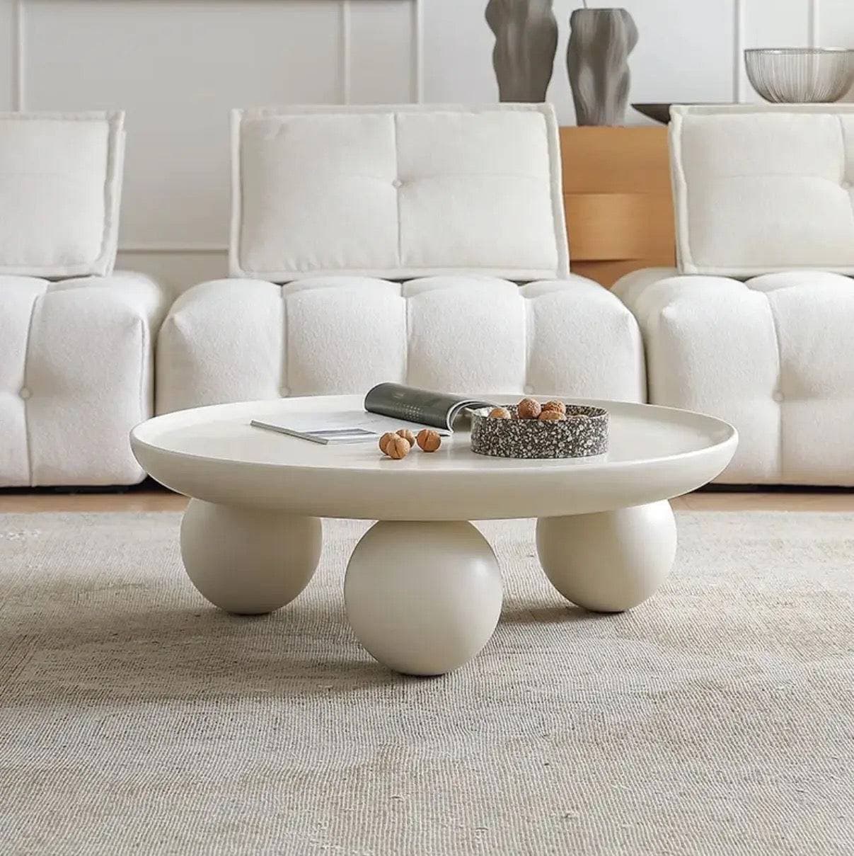 Tiara Ball-Base Coffee Table
