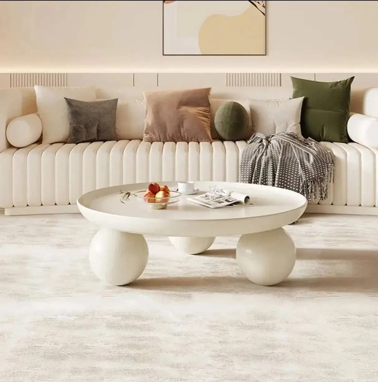 Tiara Ball-Base Coffee Table