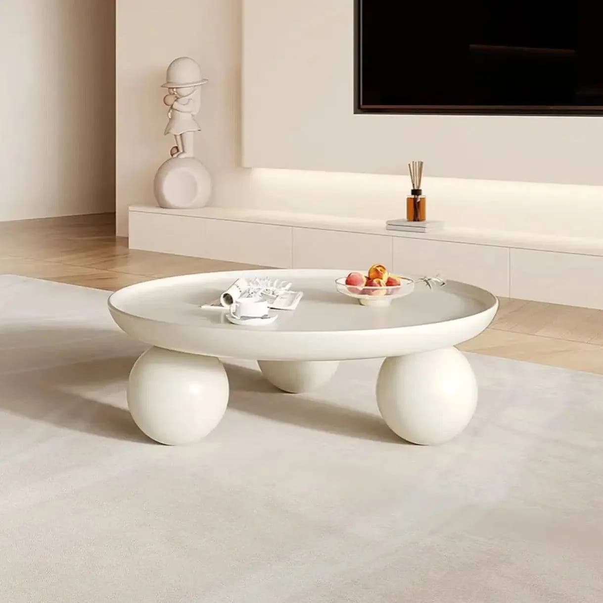 Tiara Ball-Base Coffee Table