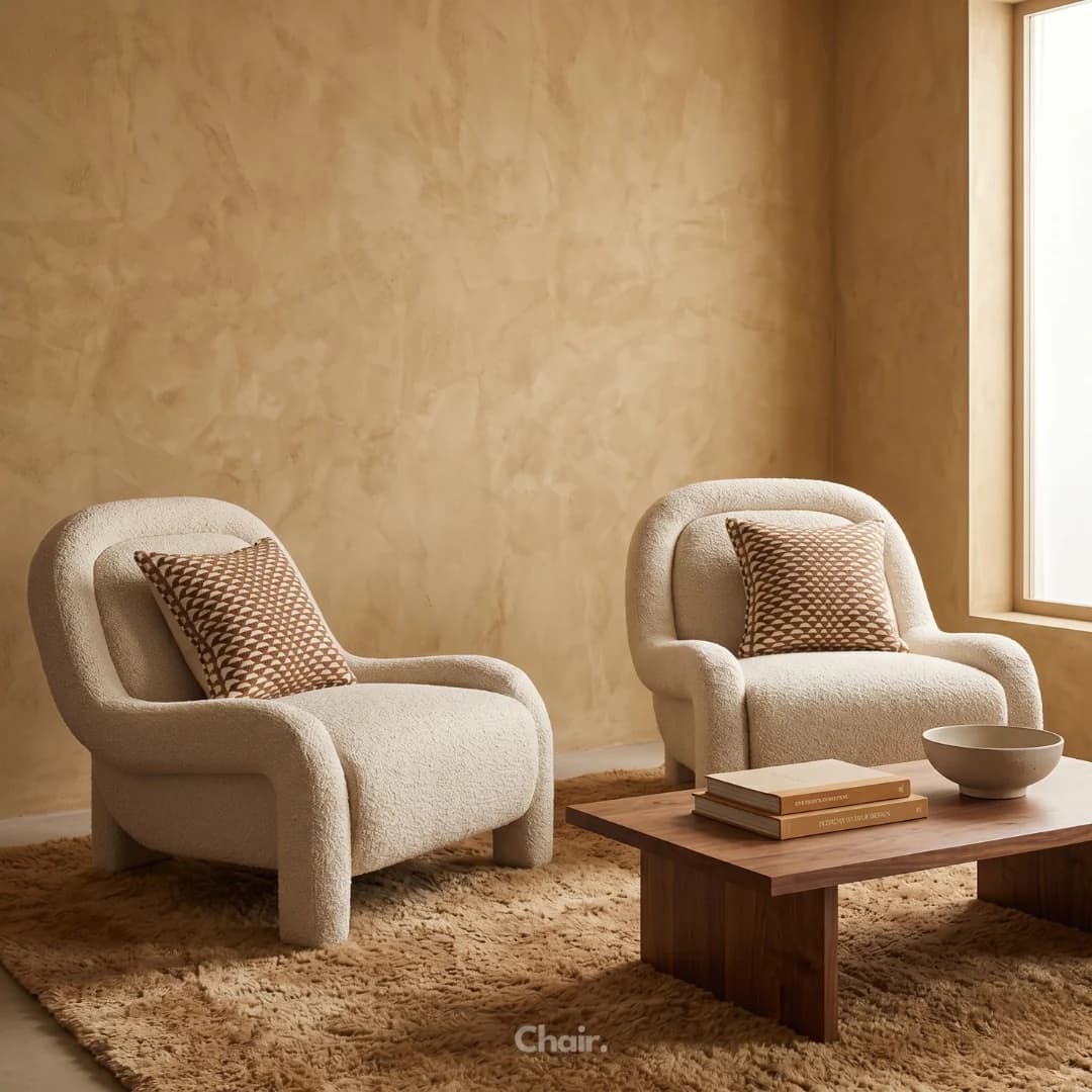 Ladro Bouclé Accent Chair