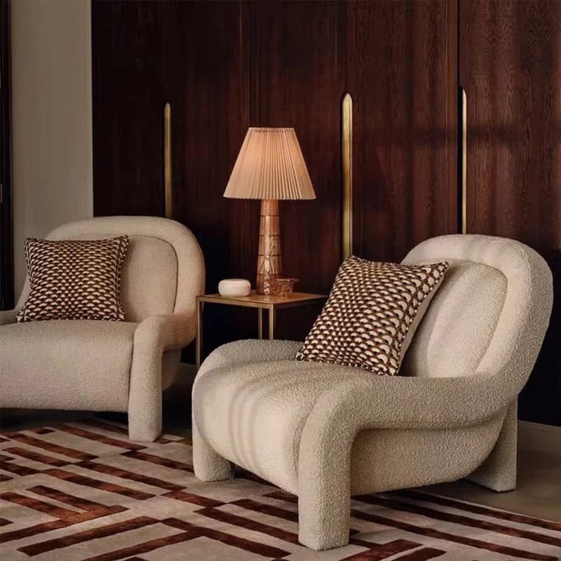 Ladro Bouclé Accent Chair