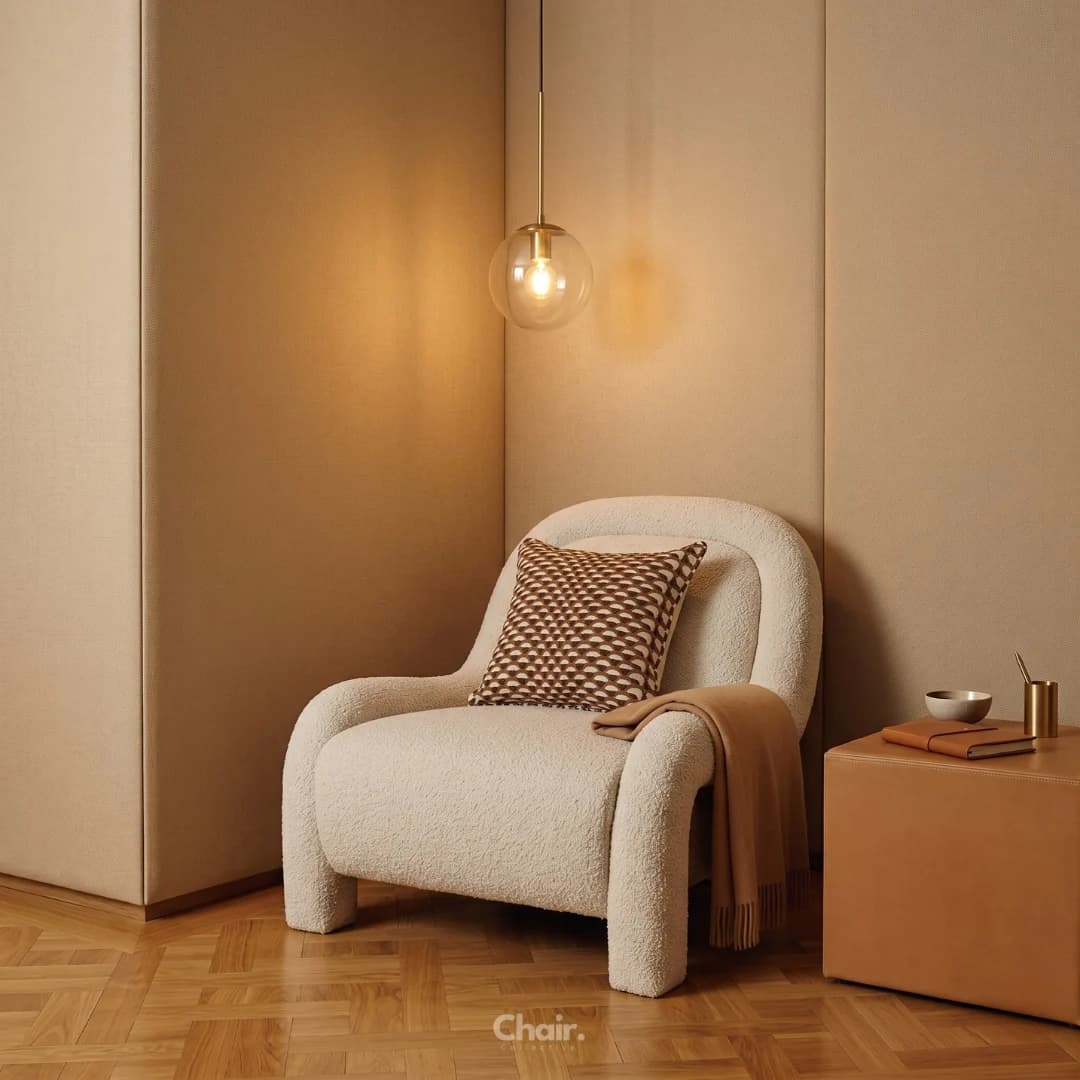 Ladro Bouclé Accent Chair