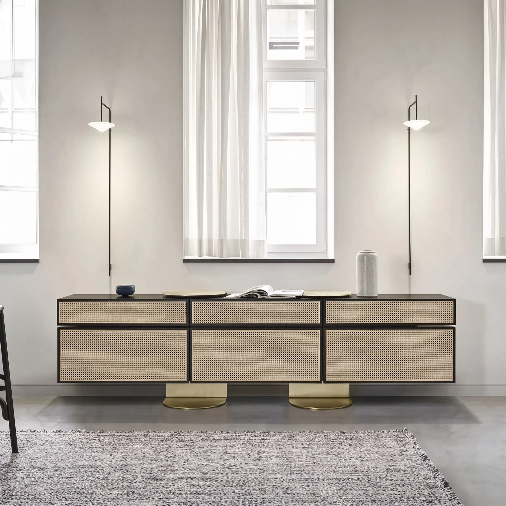 Strato Rattan Console