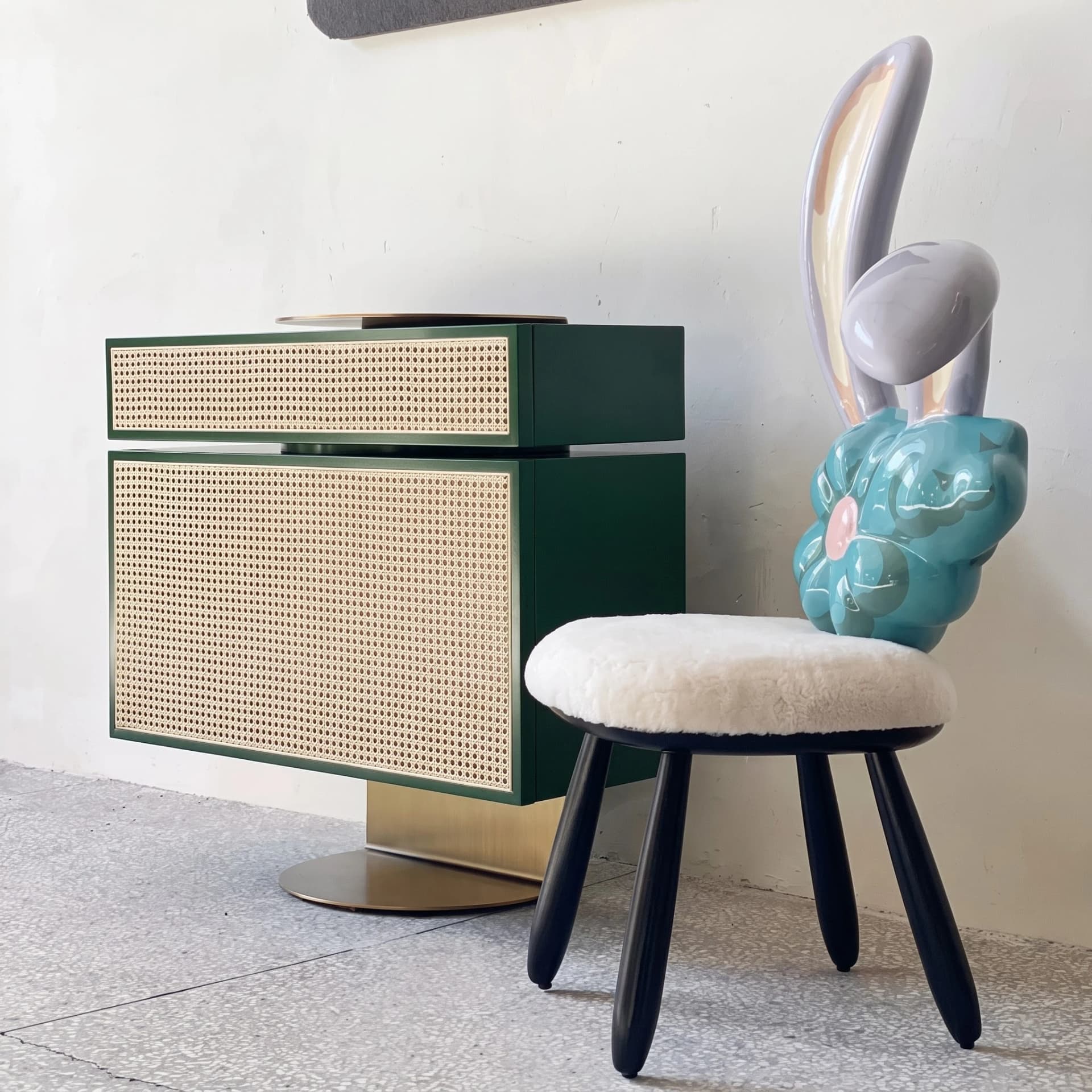 Strato Rattan Console