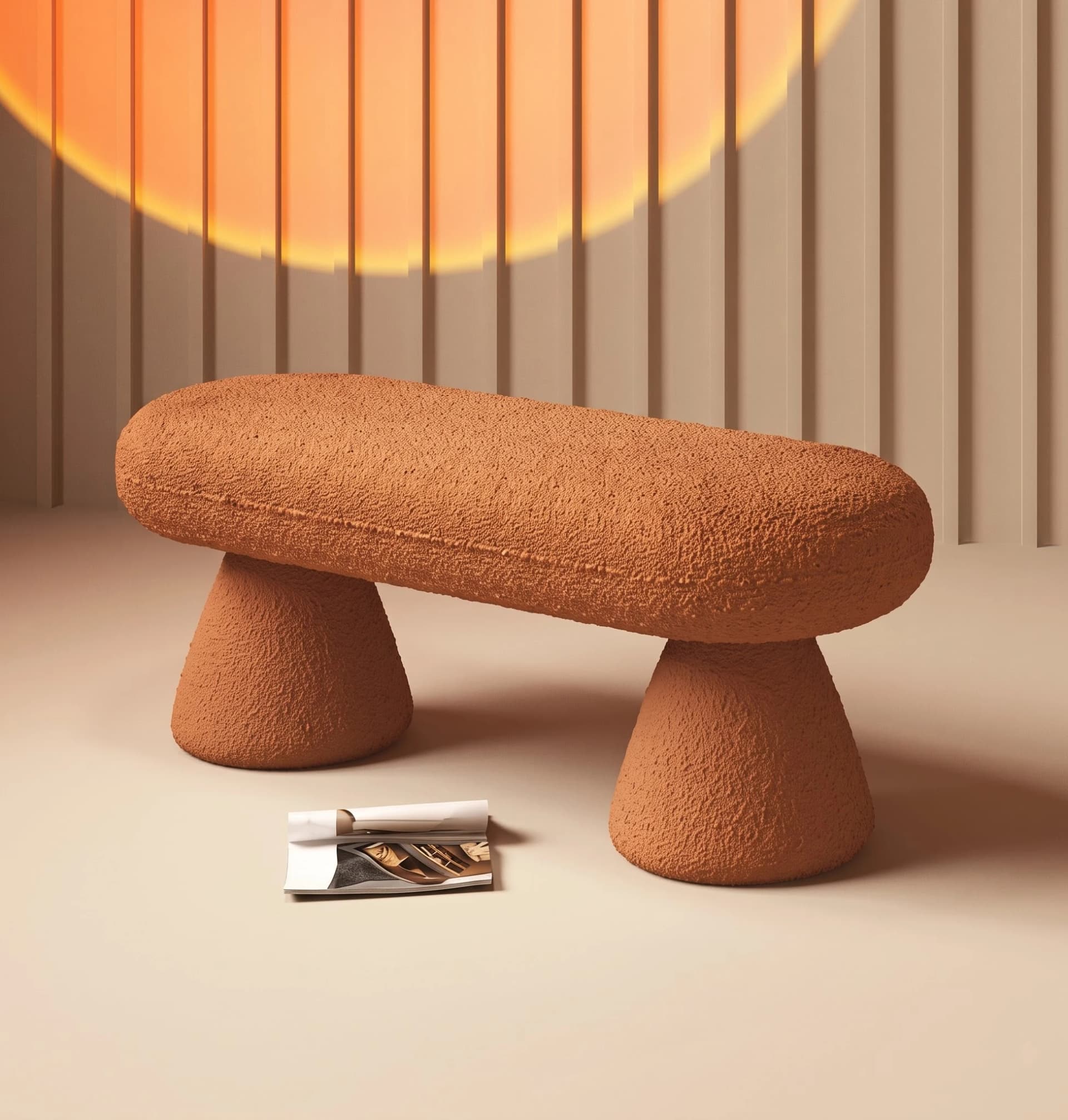 Ardo Curved Ottoman