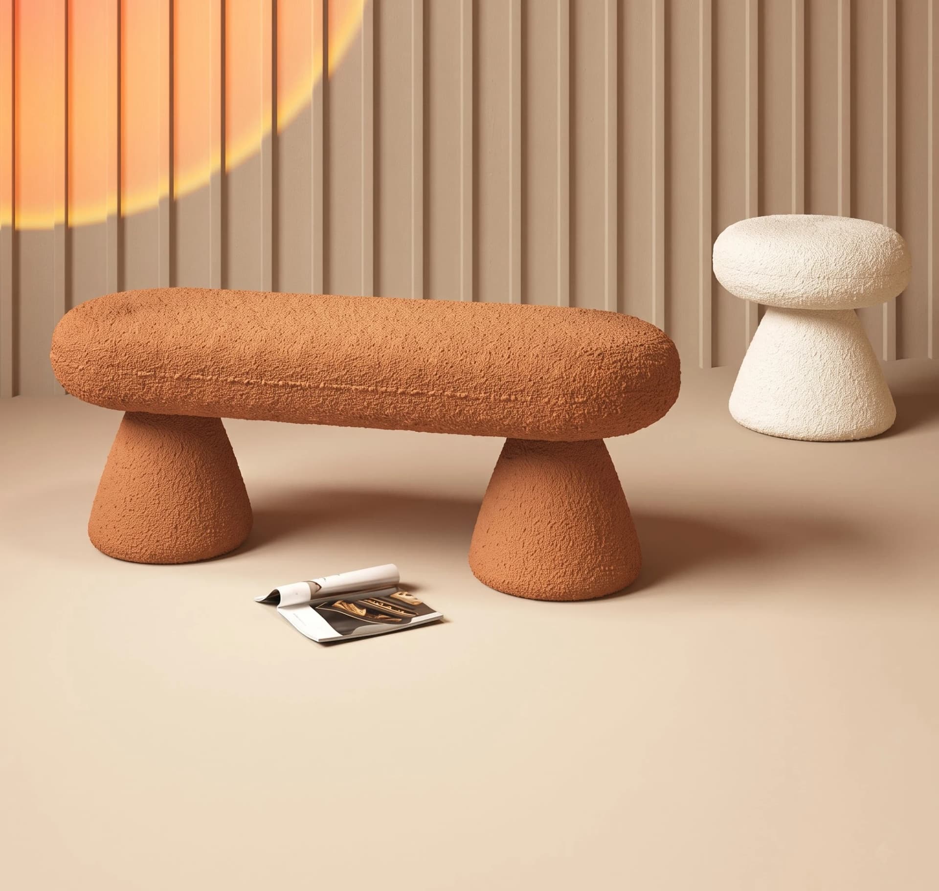 Ardo Curved Ottoman