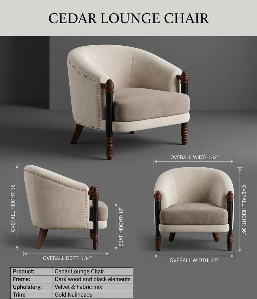 Cedar Accent Chair