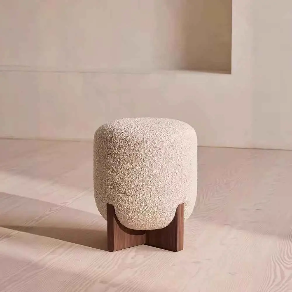 Kapadokya Bouclé Pouf
