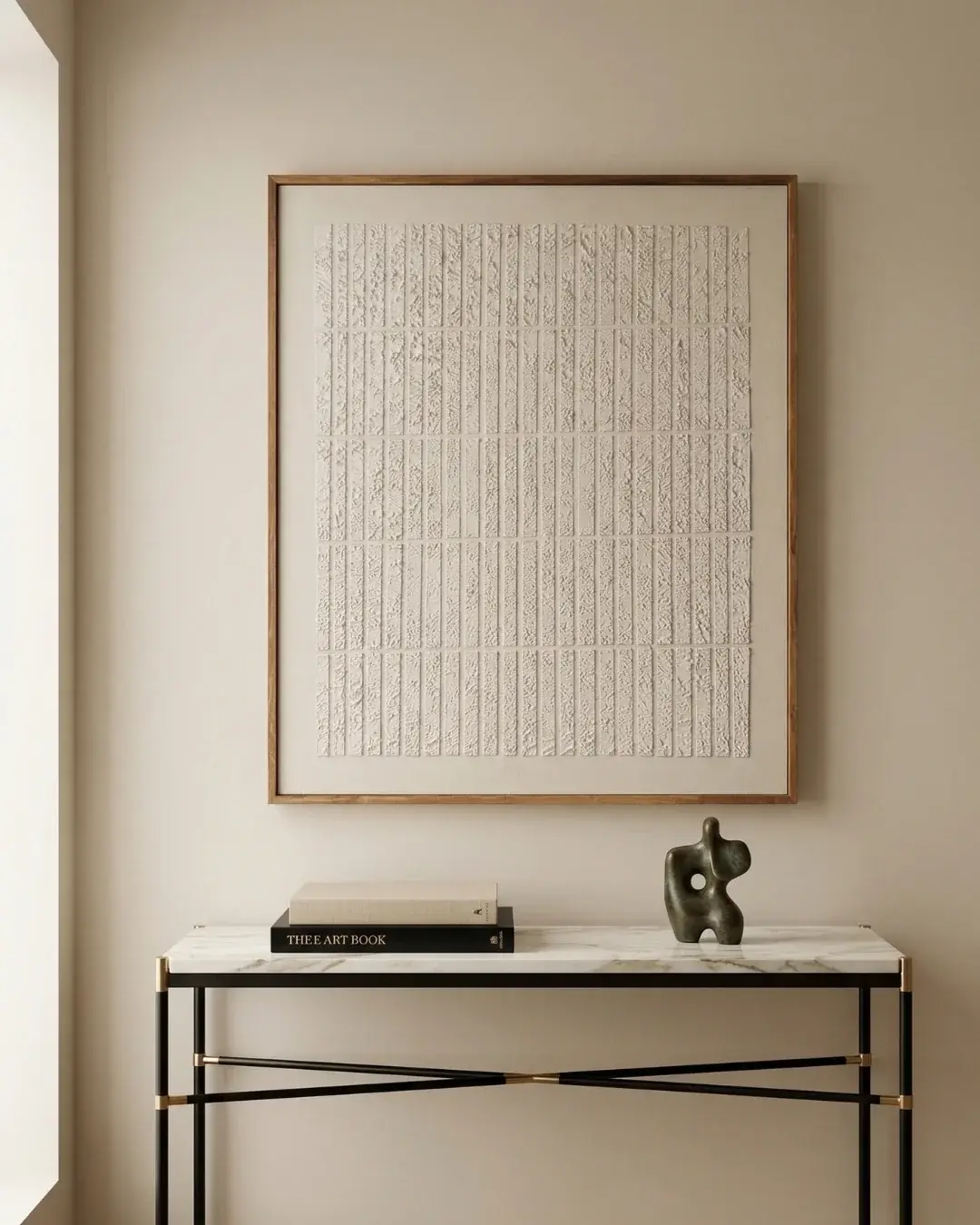 White Purity Textured Wall Art