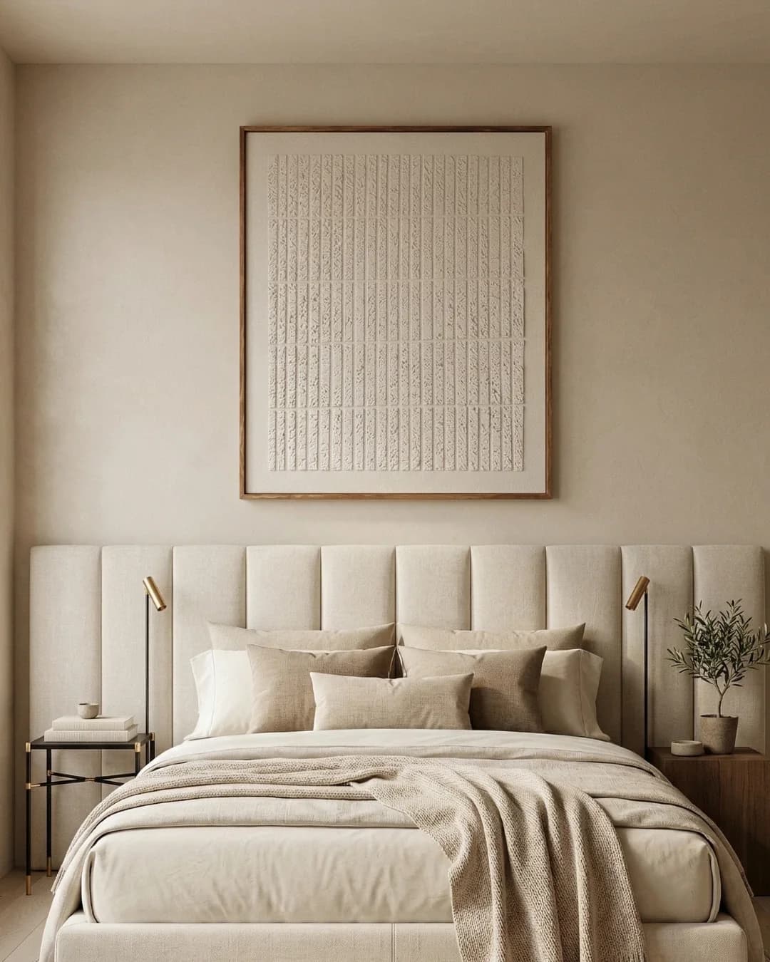 White Purity Textured Wall Art