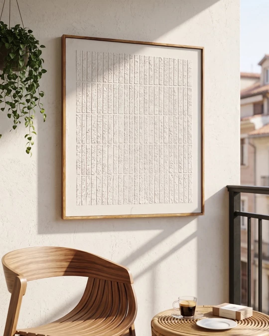White Purity Textured Wall Art