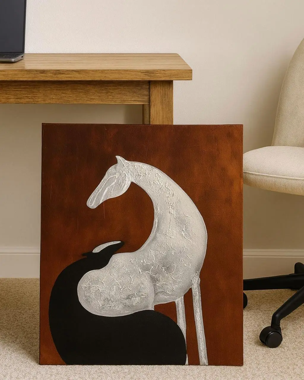 Stable Spirits Textured Wall Art