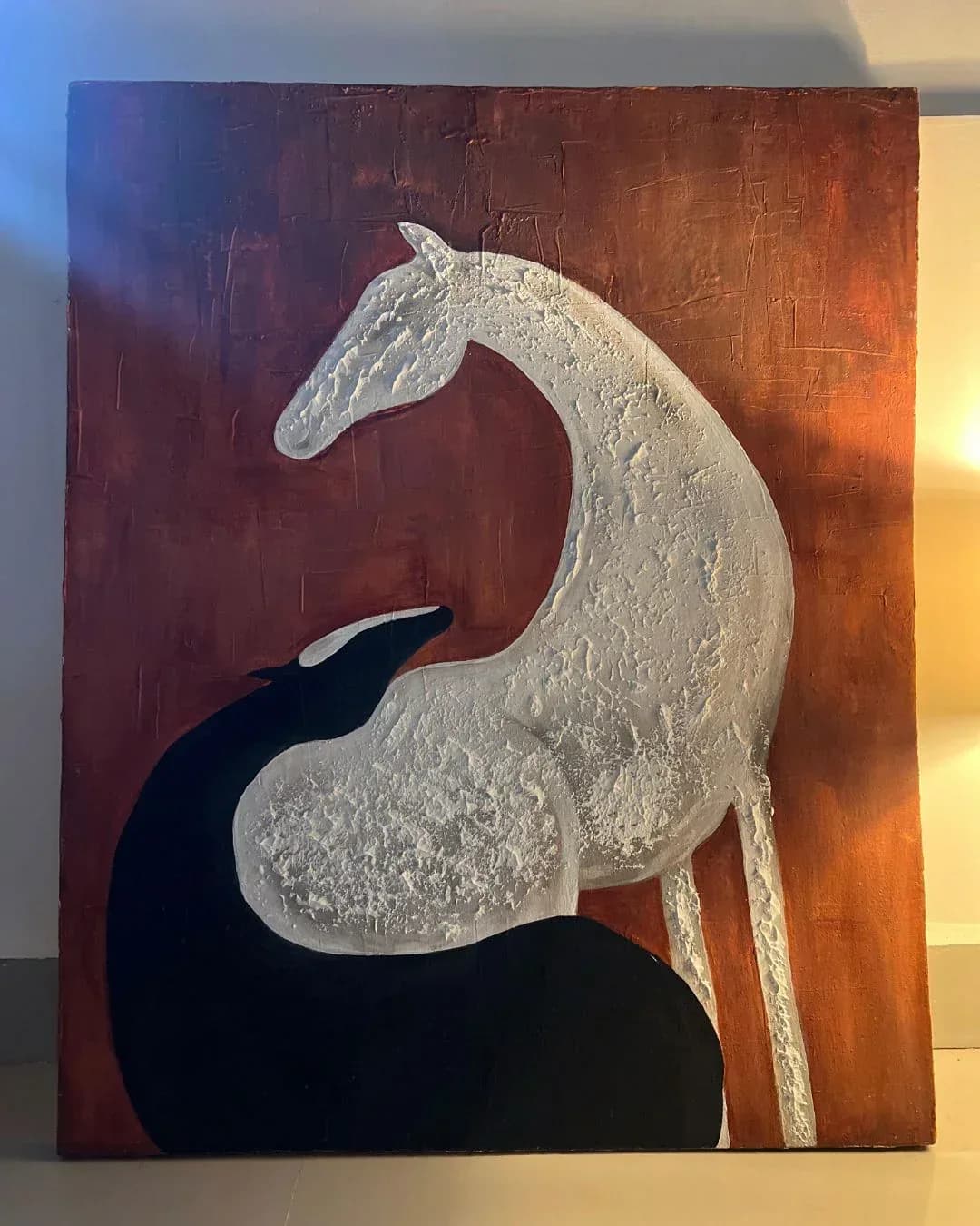 Stable Spirits Textured Wall Art
