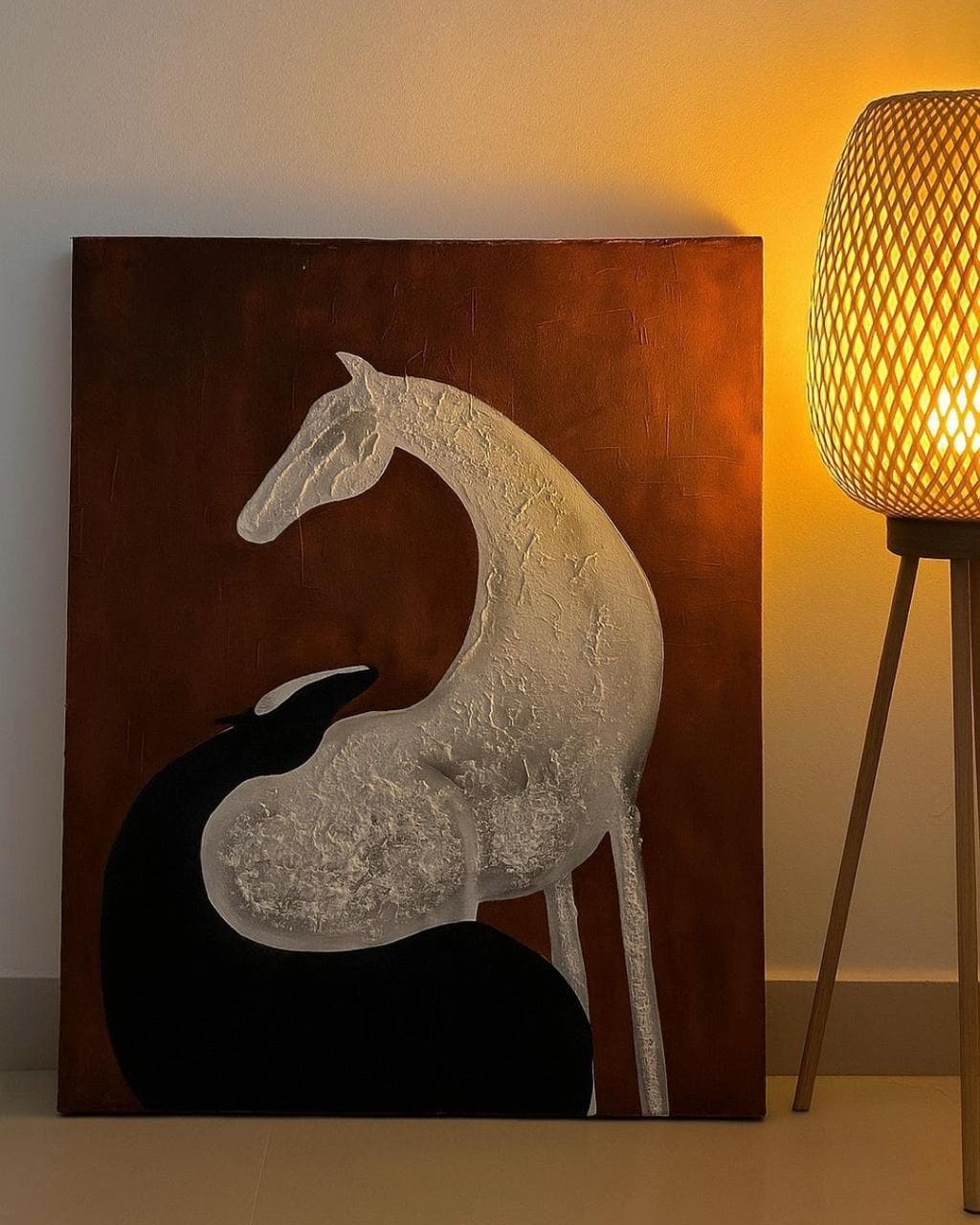 Stable Spirits Textured Wall Art