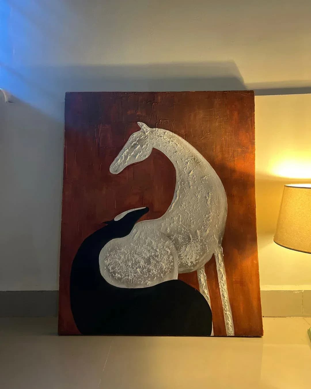 Stable Spirits Textured Wall Art