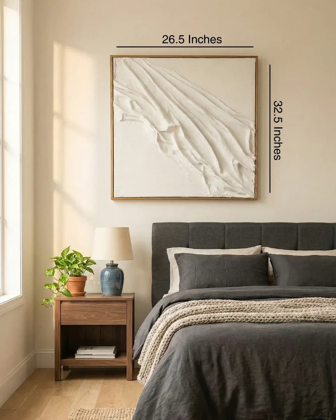 Drapes Textured Wall Art