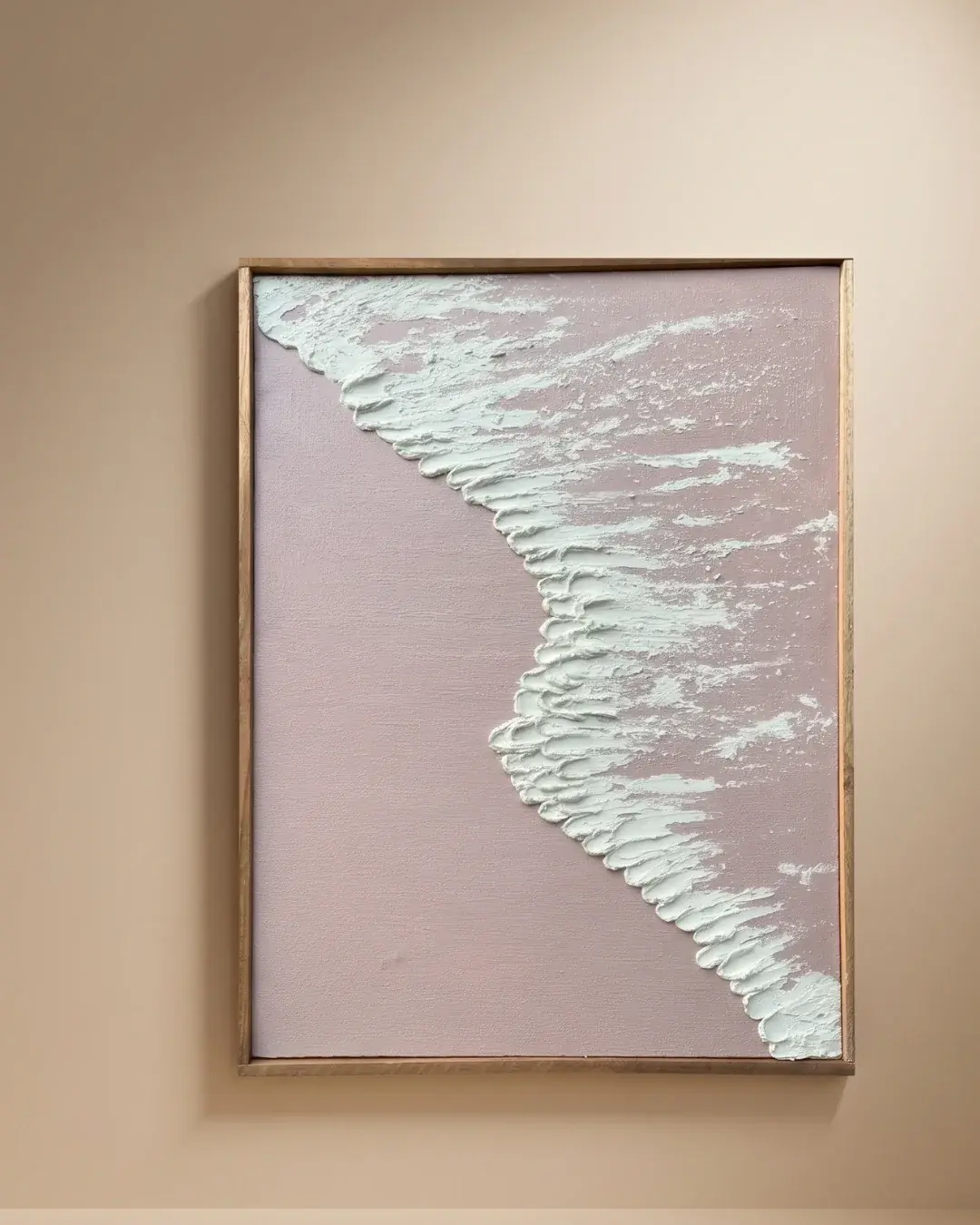 Petal Waves Textured Wall Art