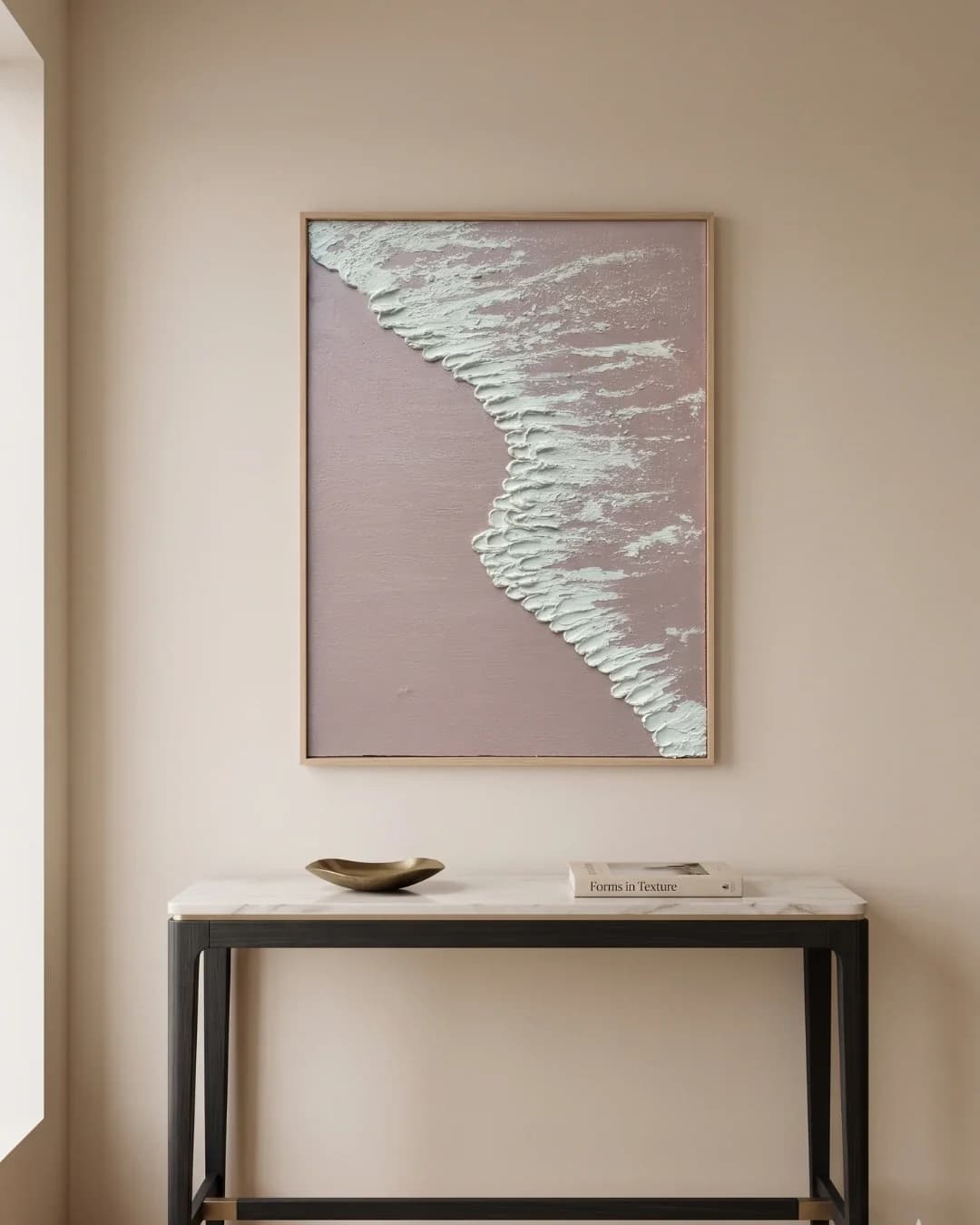 Petal Waves Textured Wall Art