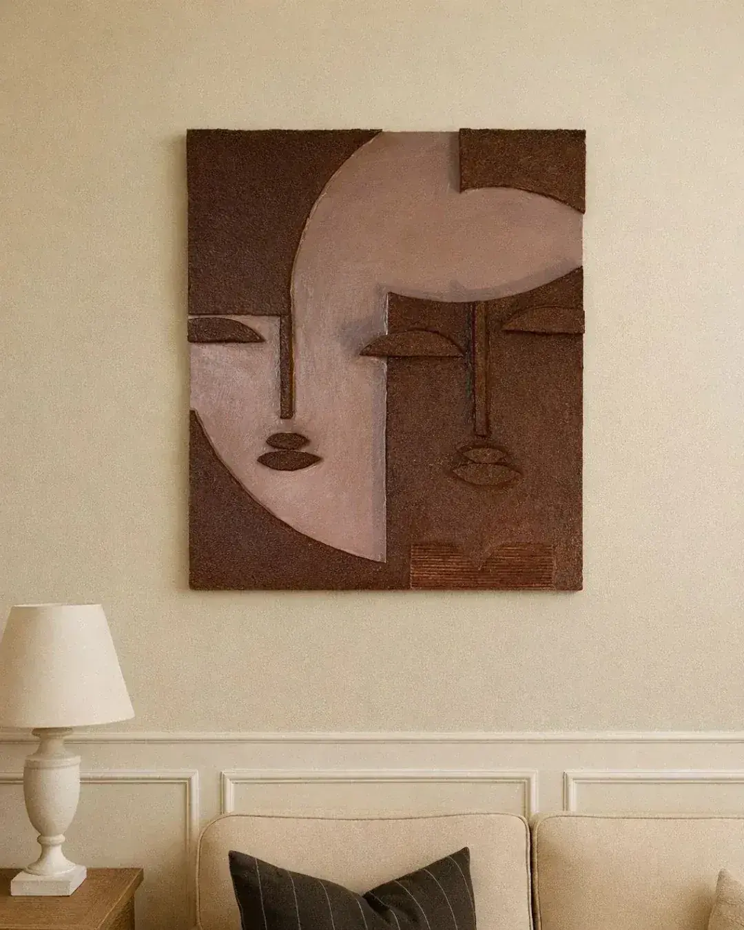 Duality Textured Wall Art