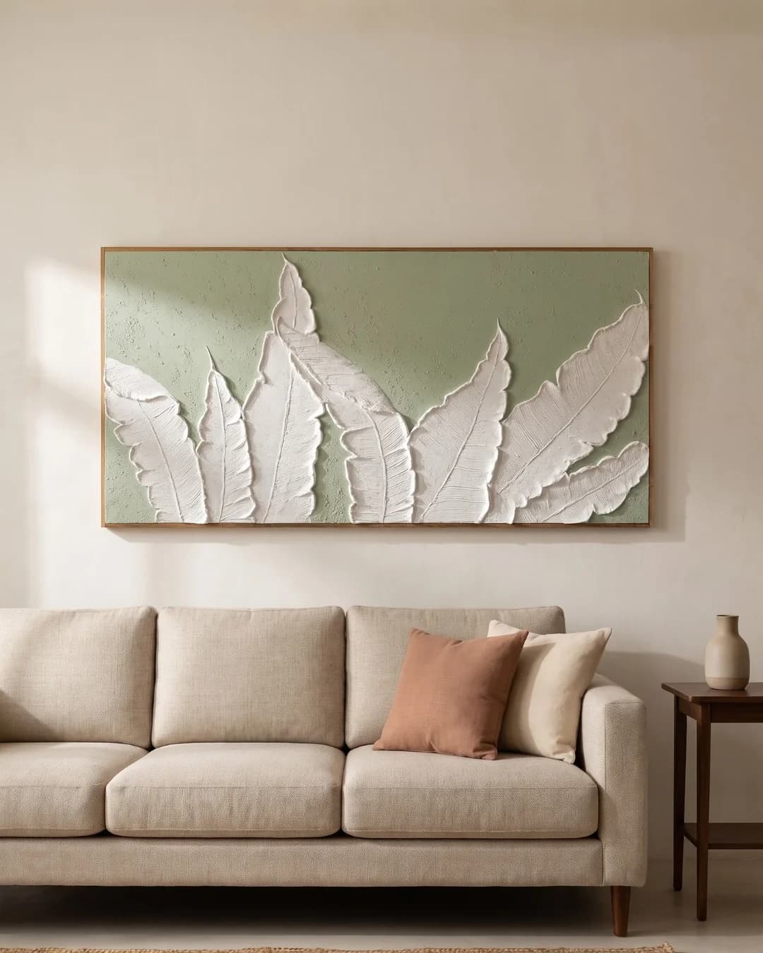 Fern Row Textured Wall Art