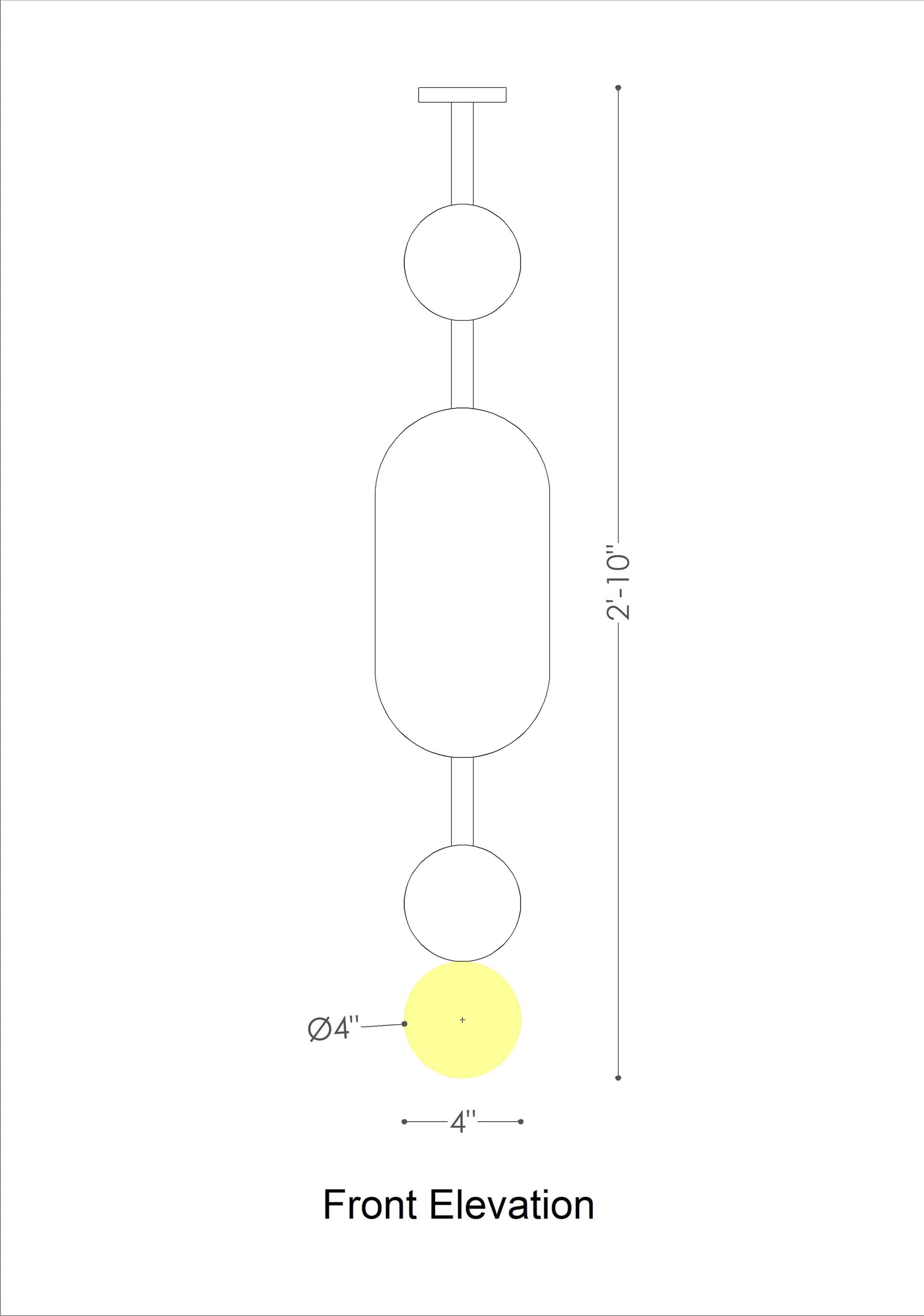 Orba Hanging Light (digital render)
