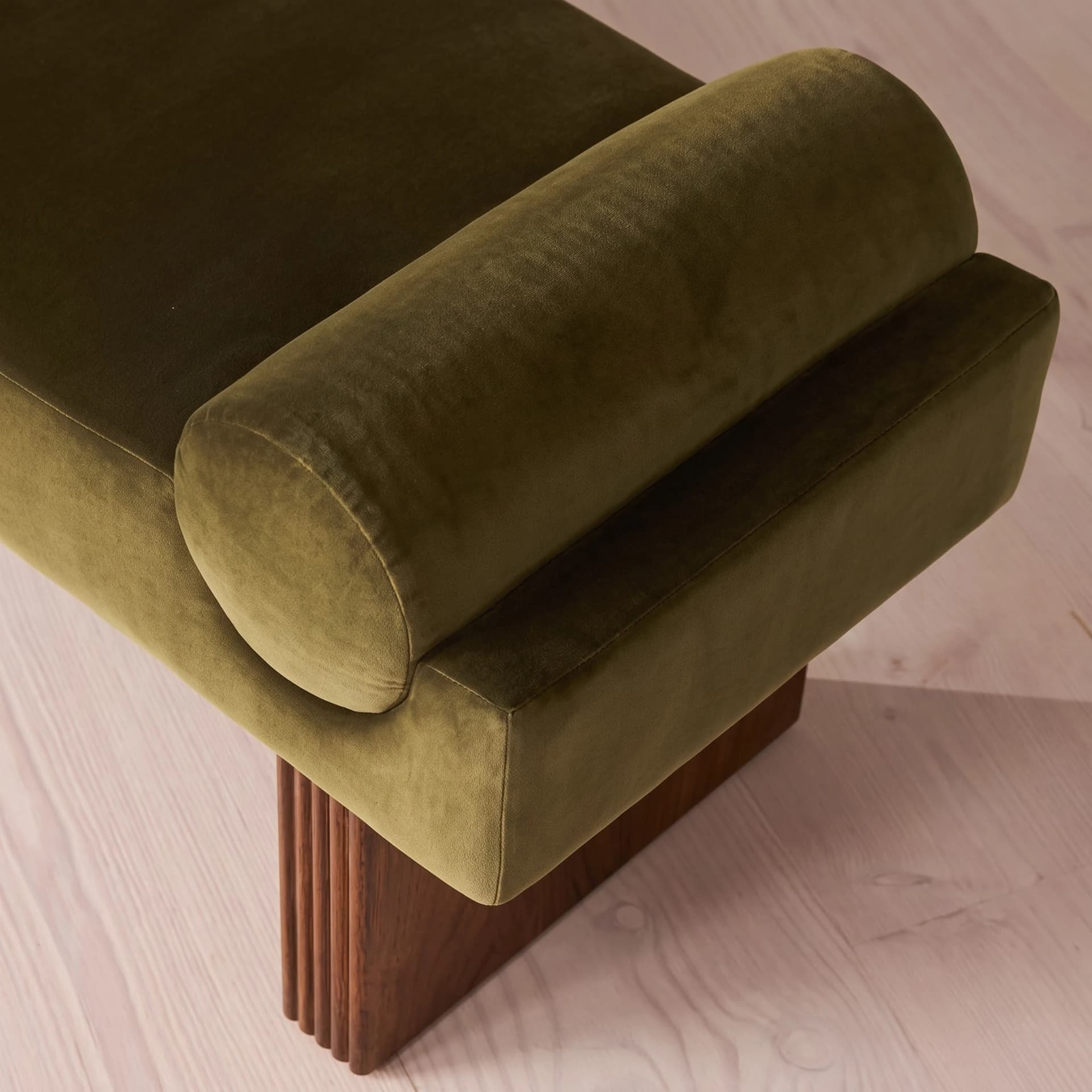 Ikara Velvet Ottoman Bench