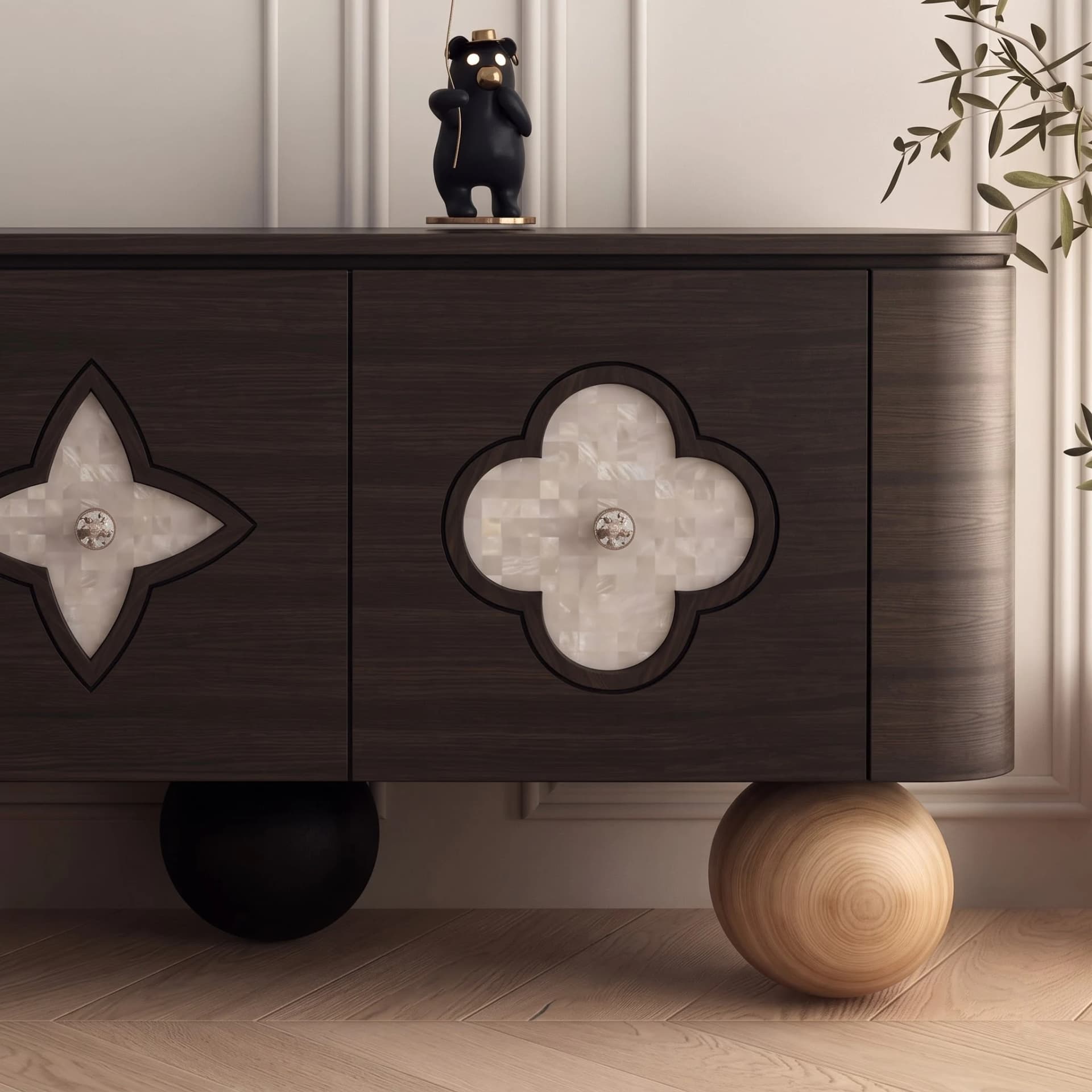 Clayton Selenite Sideboard