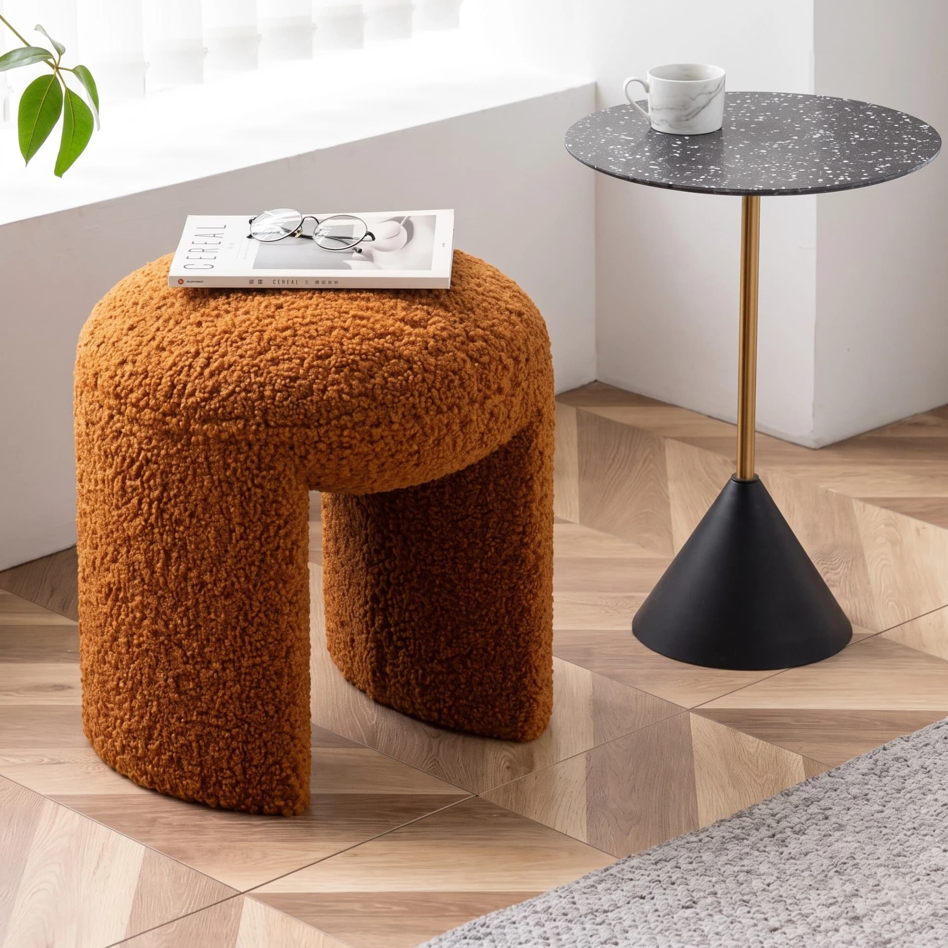 Eiffel Sculptural Pouf