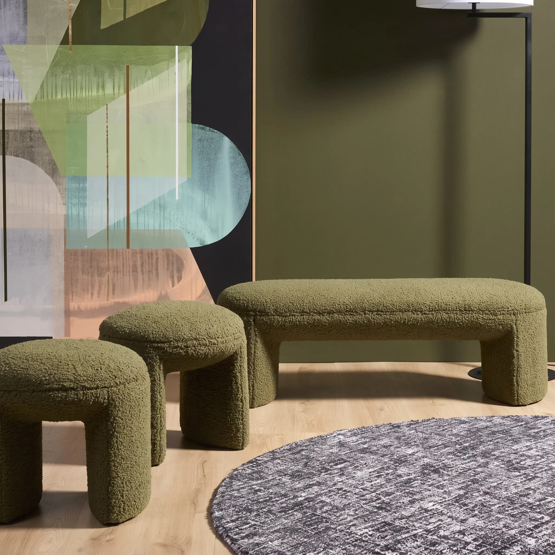 Eiffel Sculptural Pouf