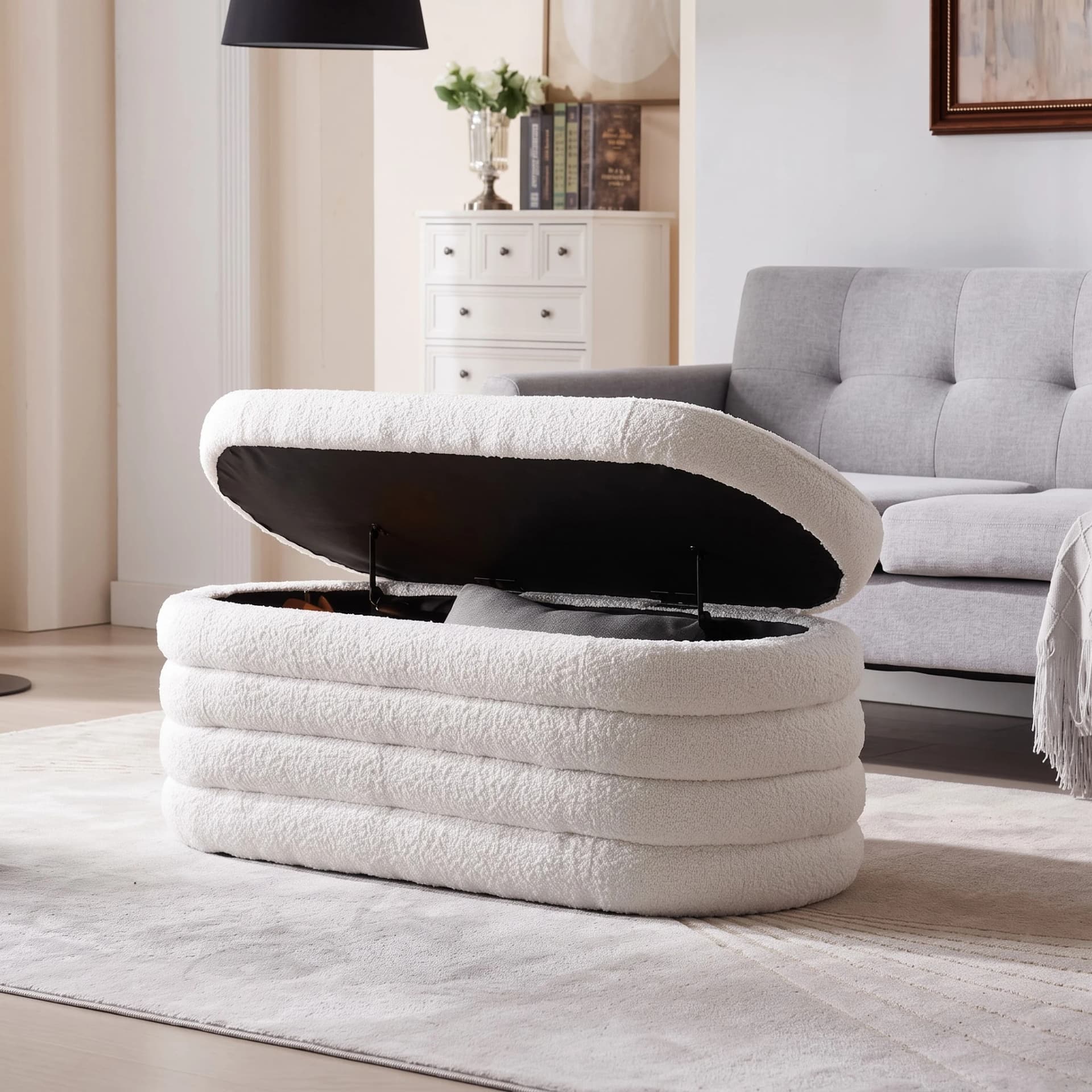 Jingo Oval Storage Ottoman