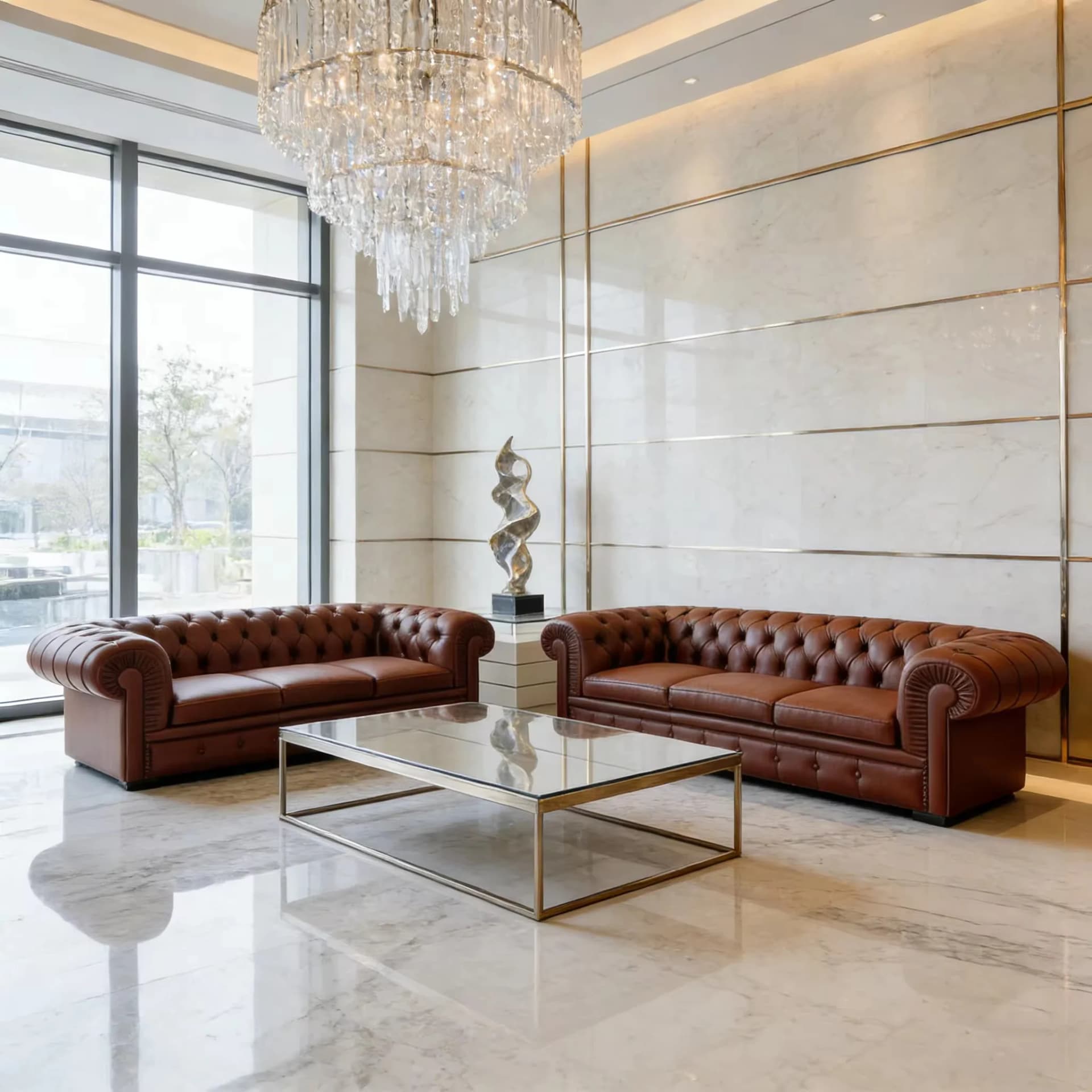 Classic Chesterfield Sofa