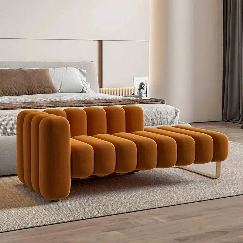 Covah Fluted Ottoman Bench