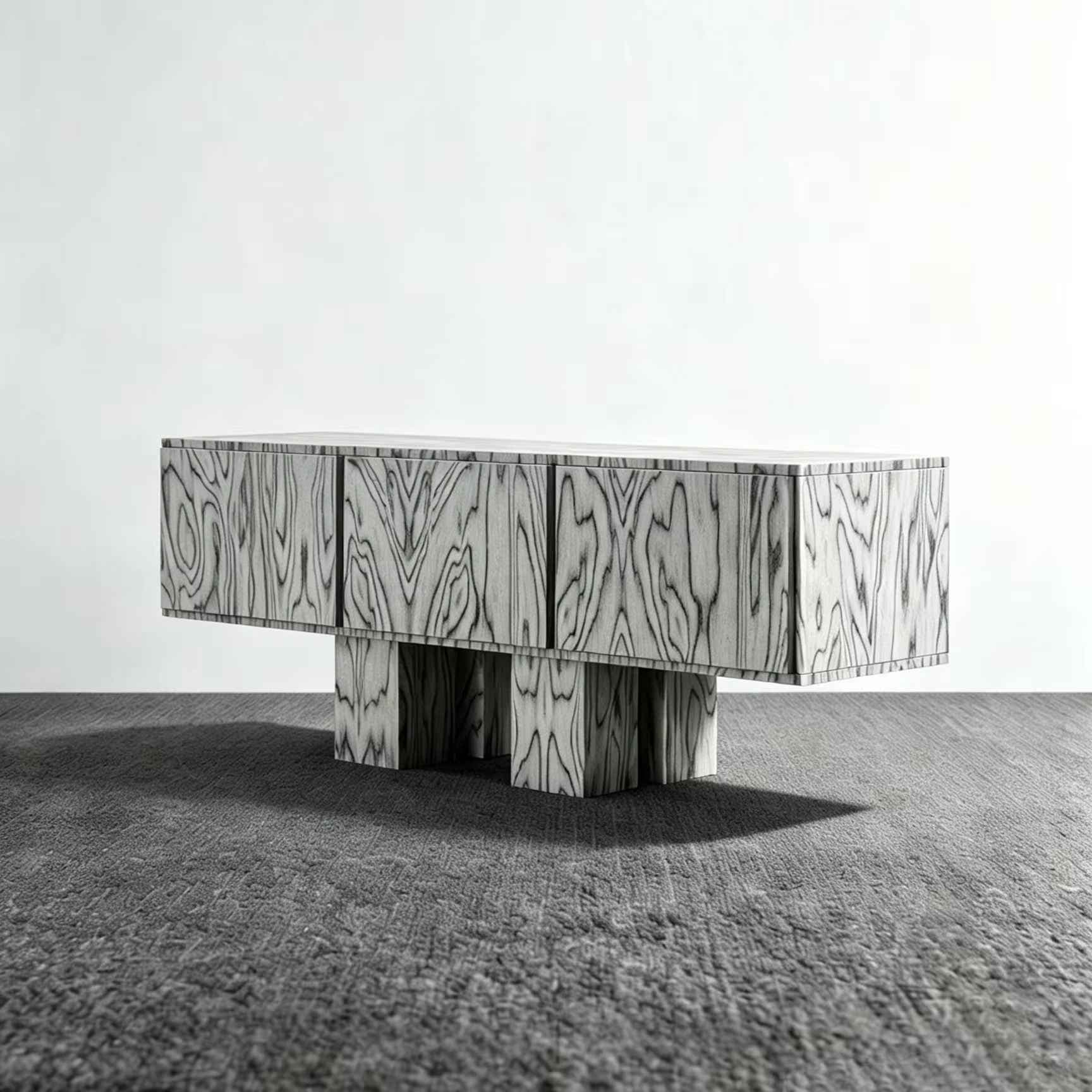 Harissa Veneer Console